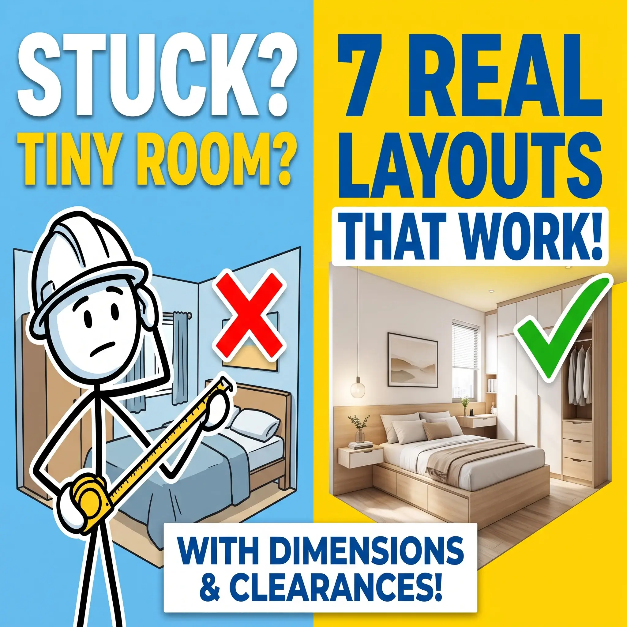 7 Small Bedroom Layout Ideas That Actually Fit