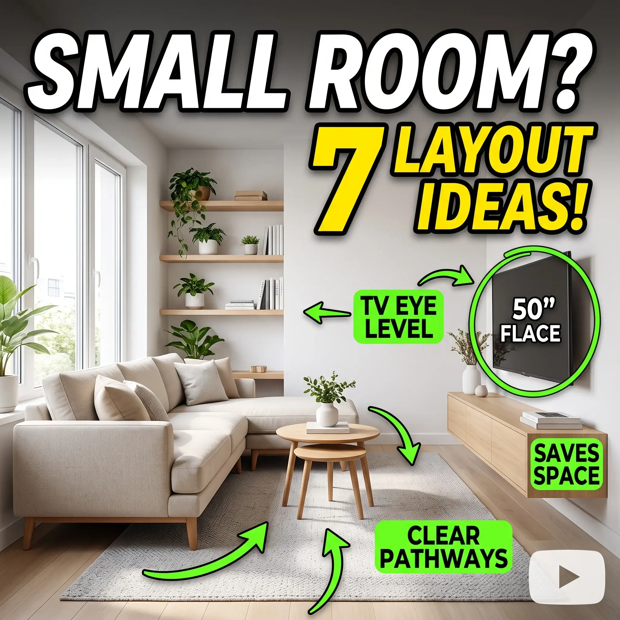 7 Small Living Room Layout Ideas With Exact Measurements