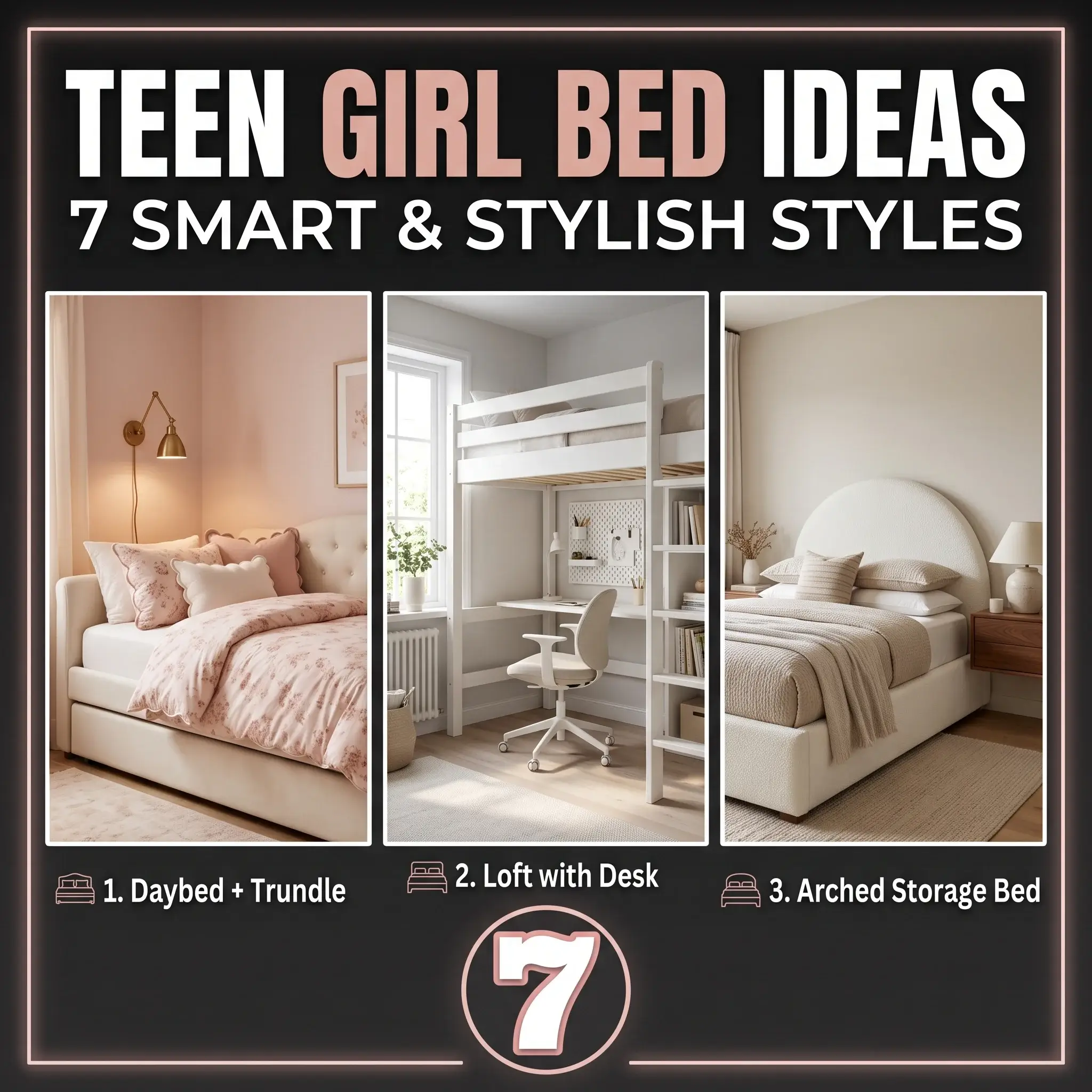 7 Teen Girl Bed Ideas Smart Frames, Styles, and Room Layouts