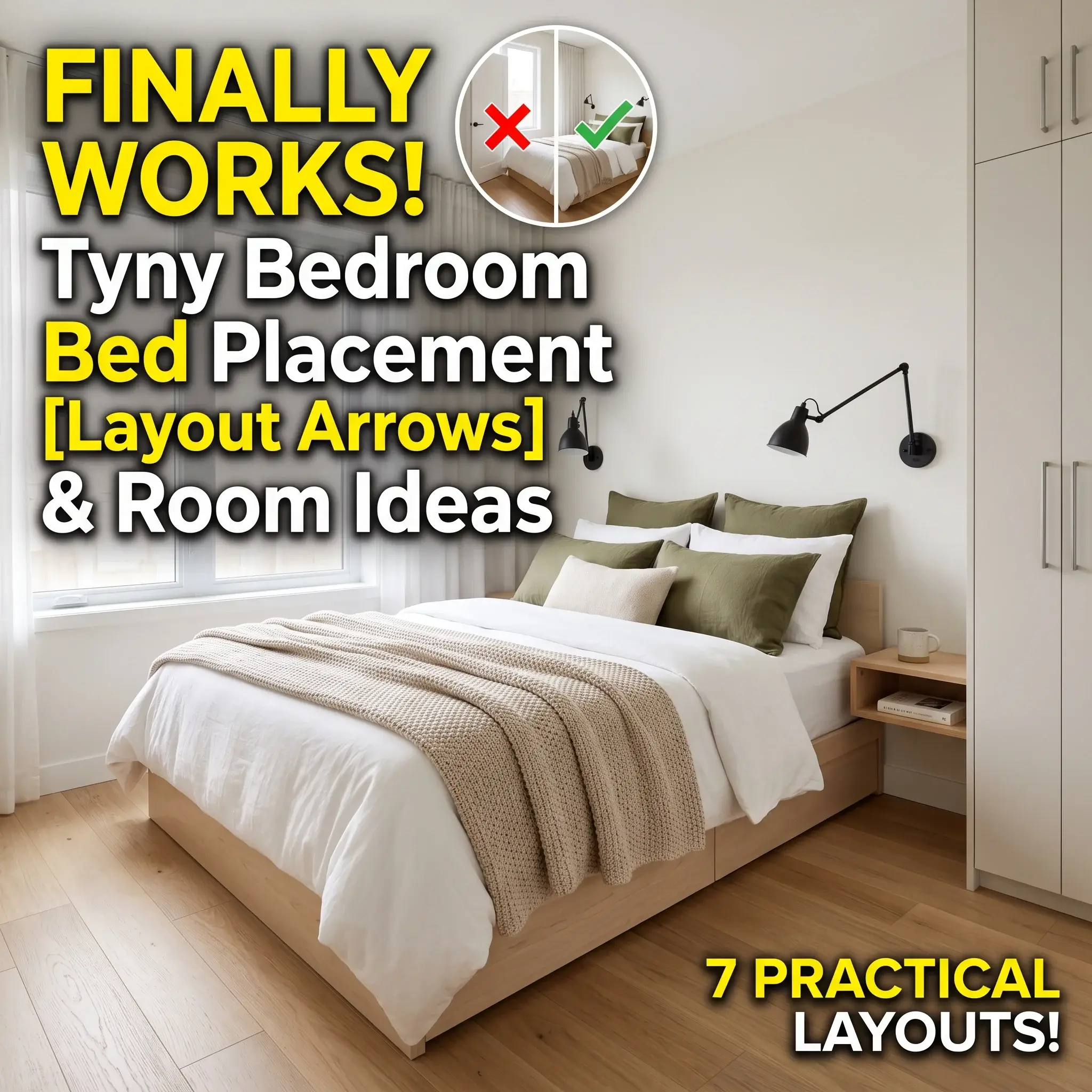 7 Tiny Bedroom Layouts That Make the Bed Placement Finally Work