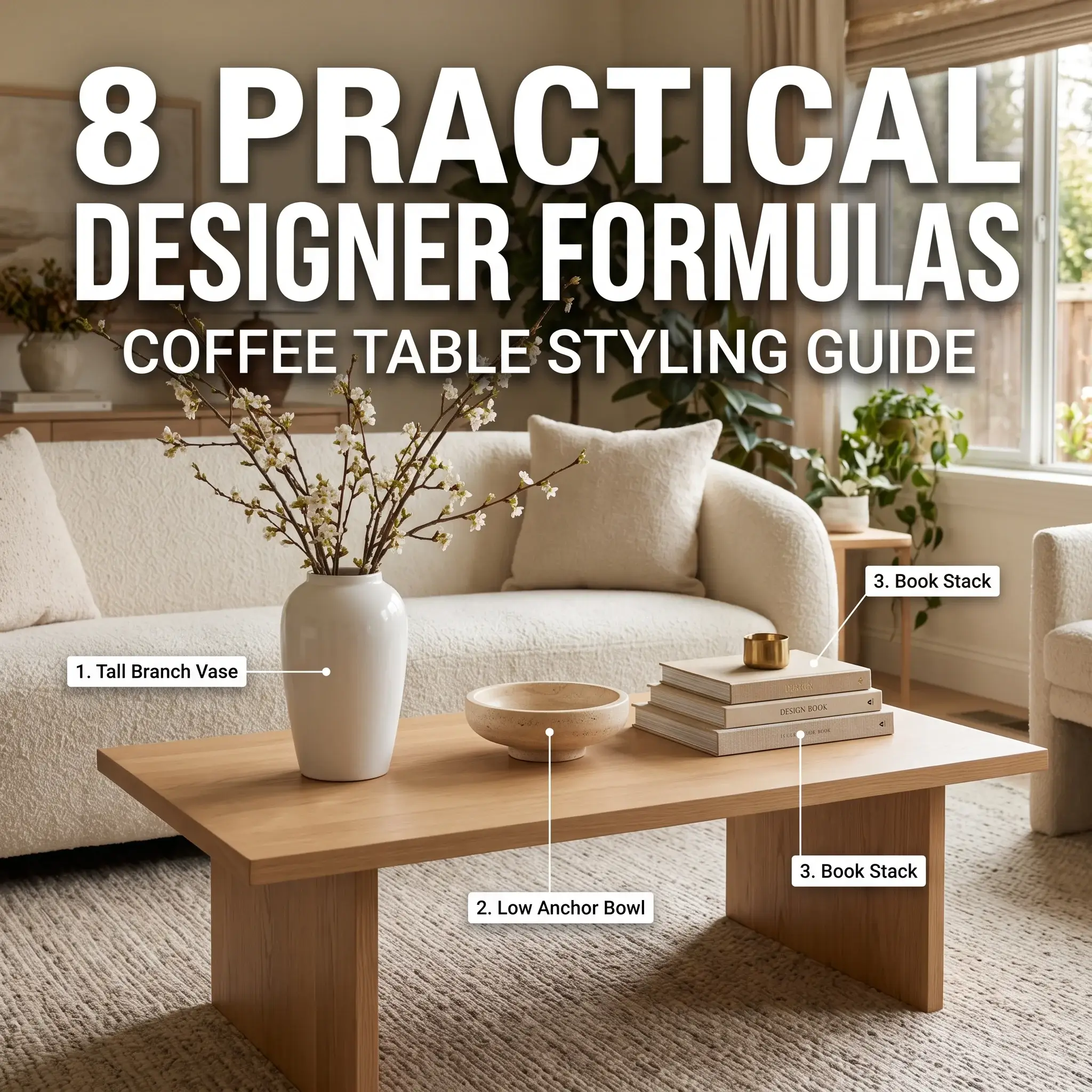 8 Practical Coffee Table Styling Ideas