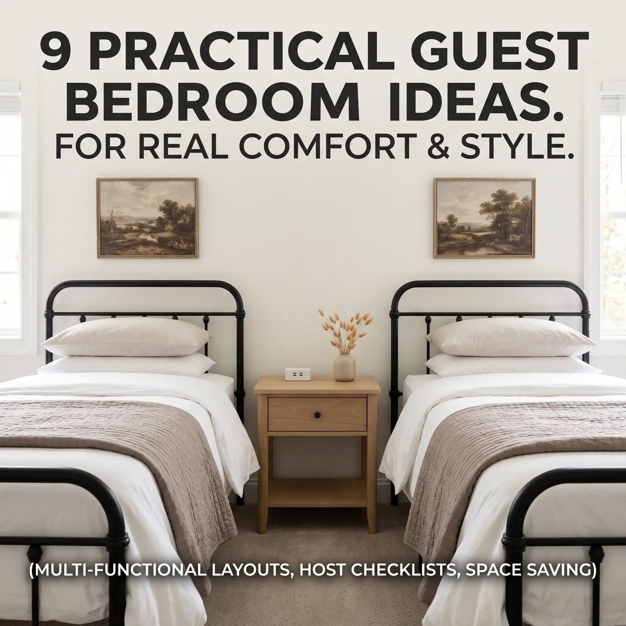 9 Practical Guest Bedroom Ideas for Real Comfort and Style