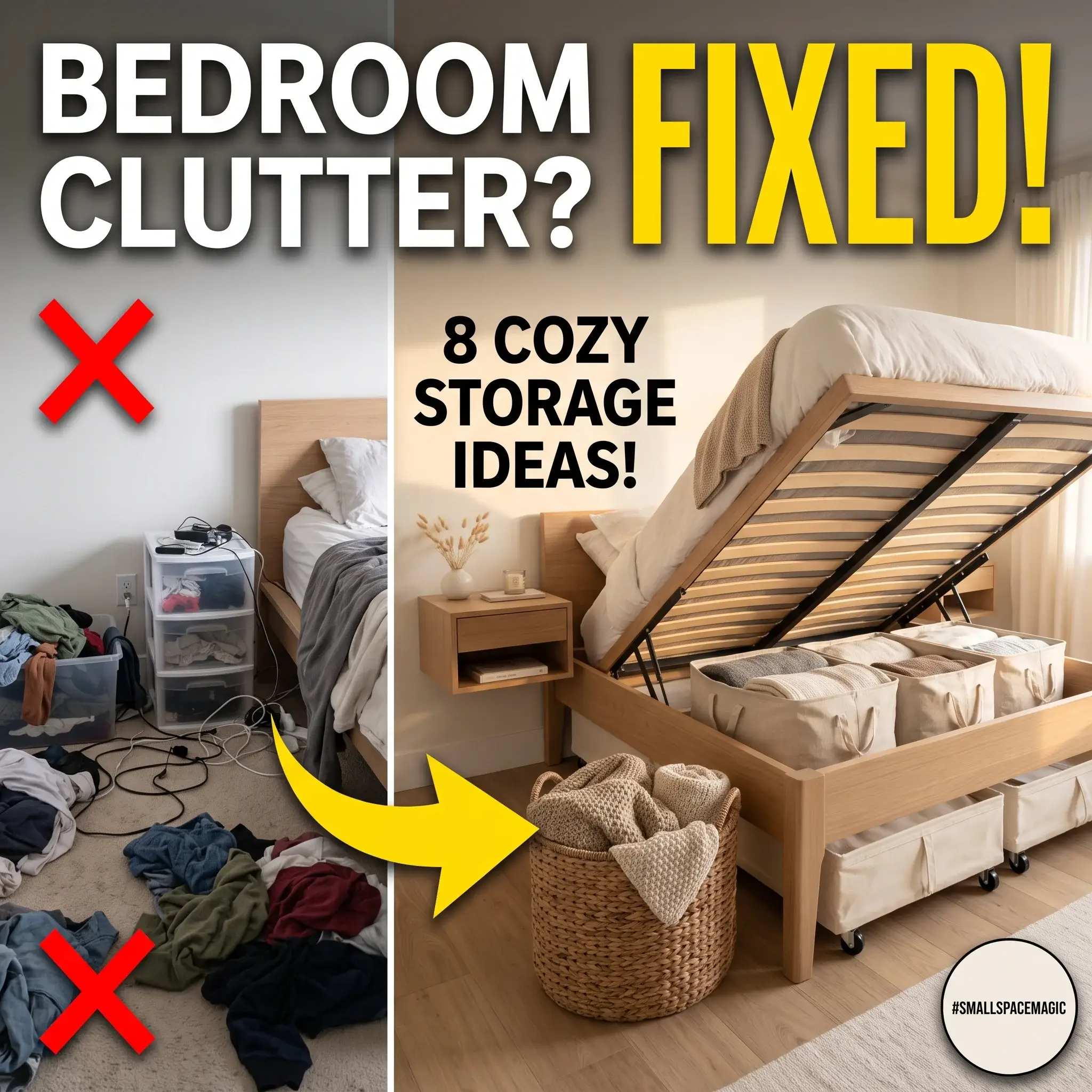 Cozy Bedroom Storage Ideas 8 Ways to Organize Without the Plastic Look