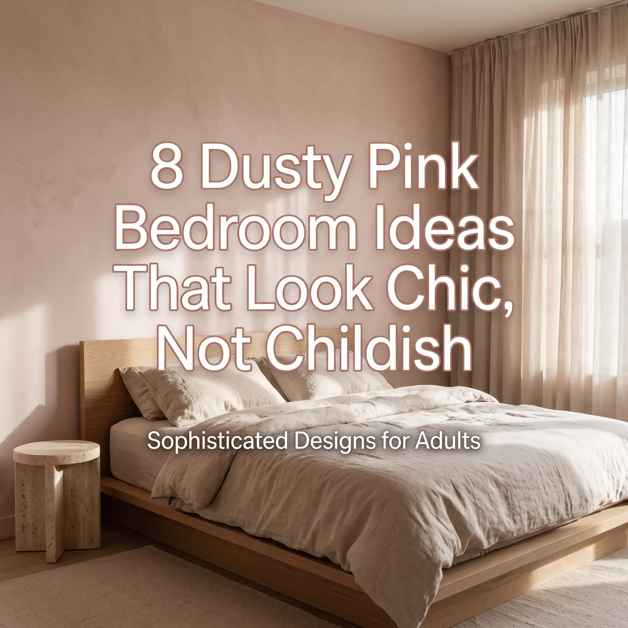 dusty pink bedroom ideas