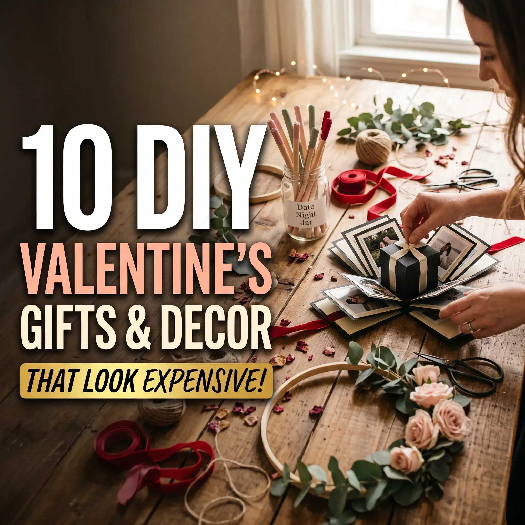 10 DIY Valentine’s Day Gifts and Decor Ideas That Look High-End