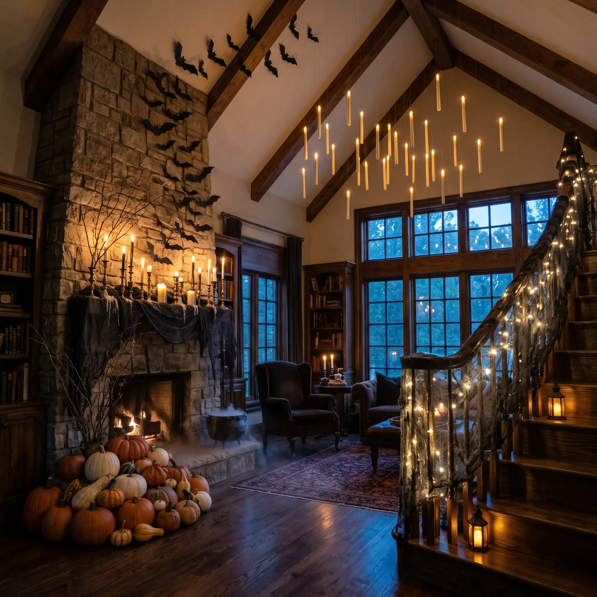 7 Indoor Halloween Decor Ideas for an Atmospheric, Spooky Home