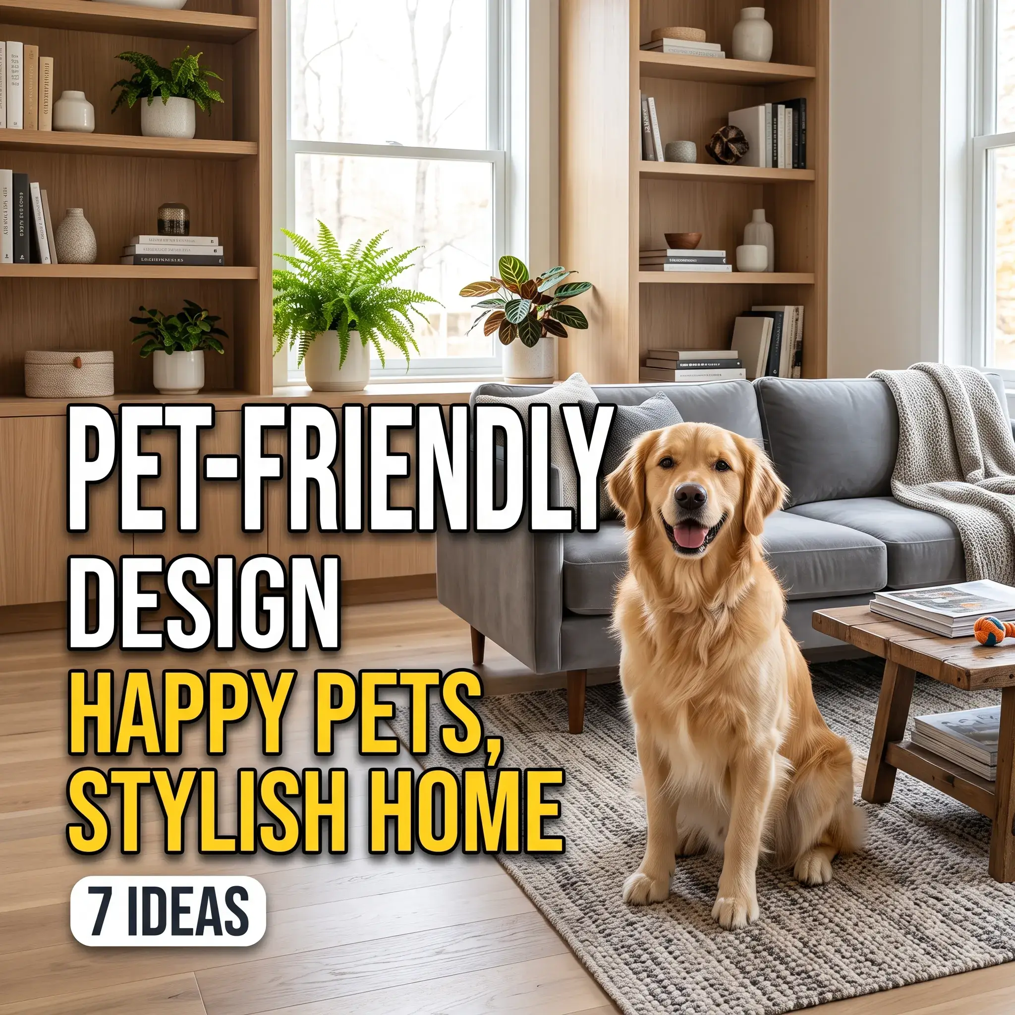 7 Pet-Friendly Interior Design Ideas That Protect Your Style and Sanity