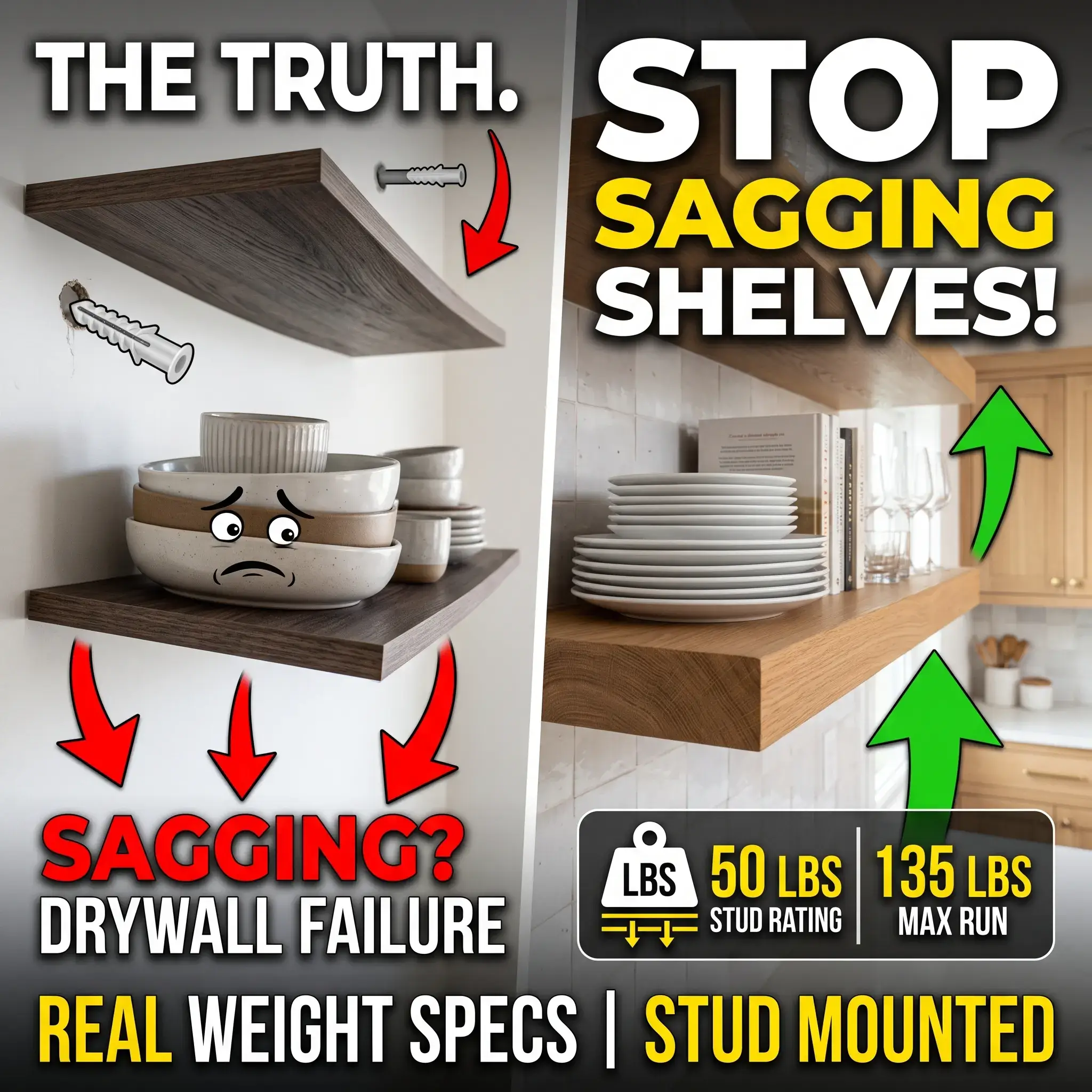 7 Practical Floating Shelf Ideas Built on Real Measurements and Weight Limits