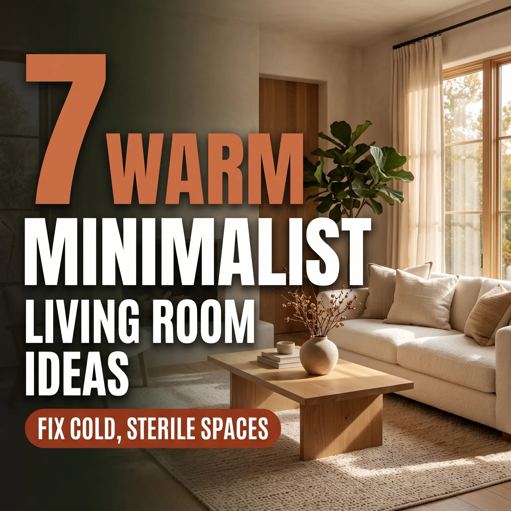 7 Warm Minimalist Living Room Ideas Fix Cold, Sterile Spaces