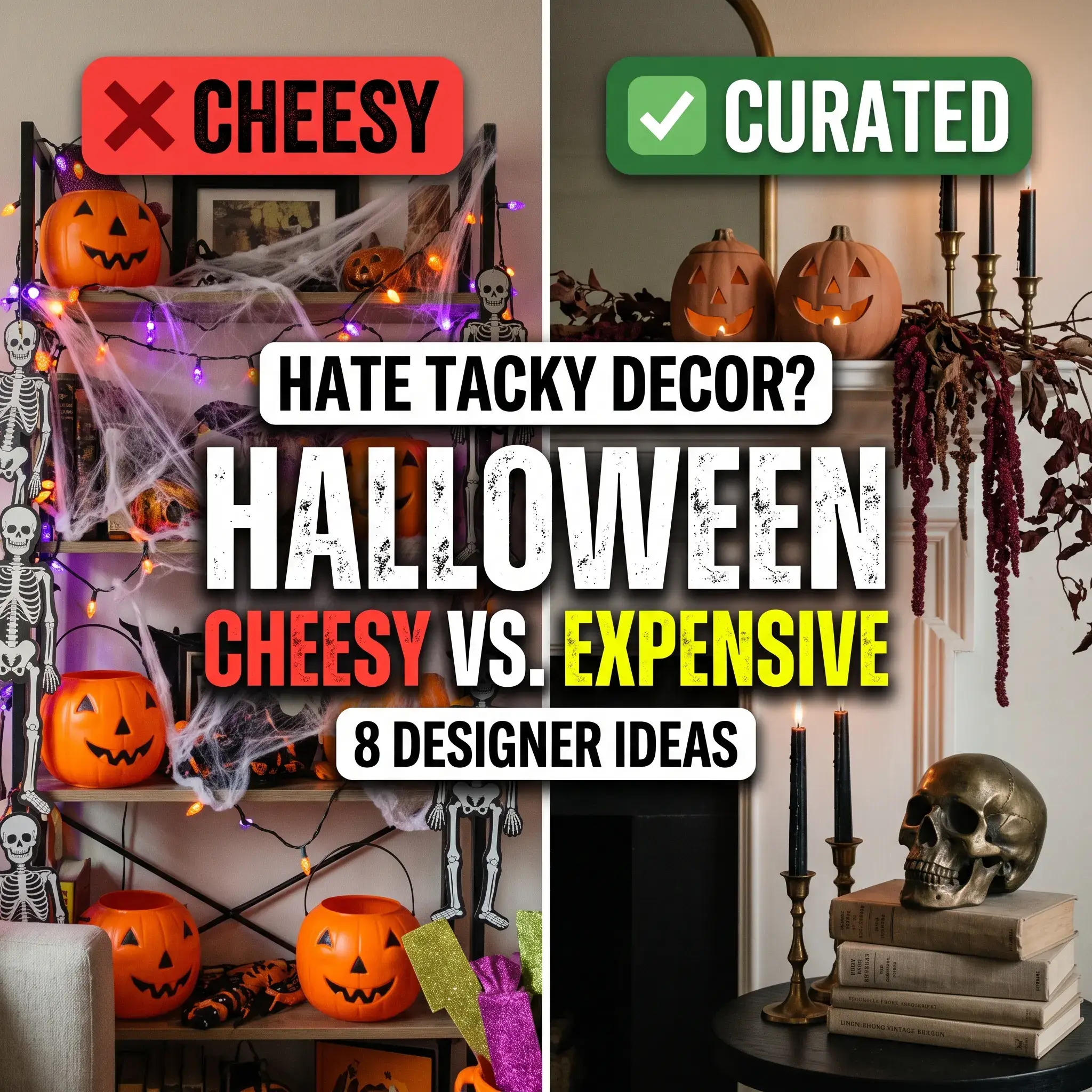 8 Curated Halloween Decor Finds That Look Intentional, Not Cheesy