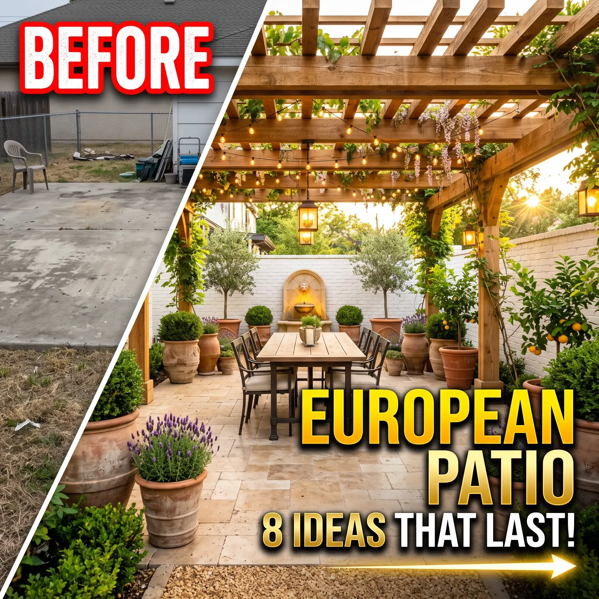 8 European Patio Ideas Classic Designs, Materials, and Layouts