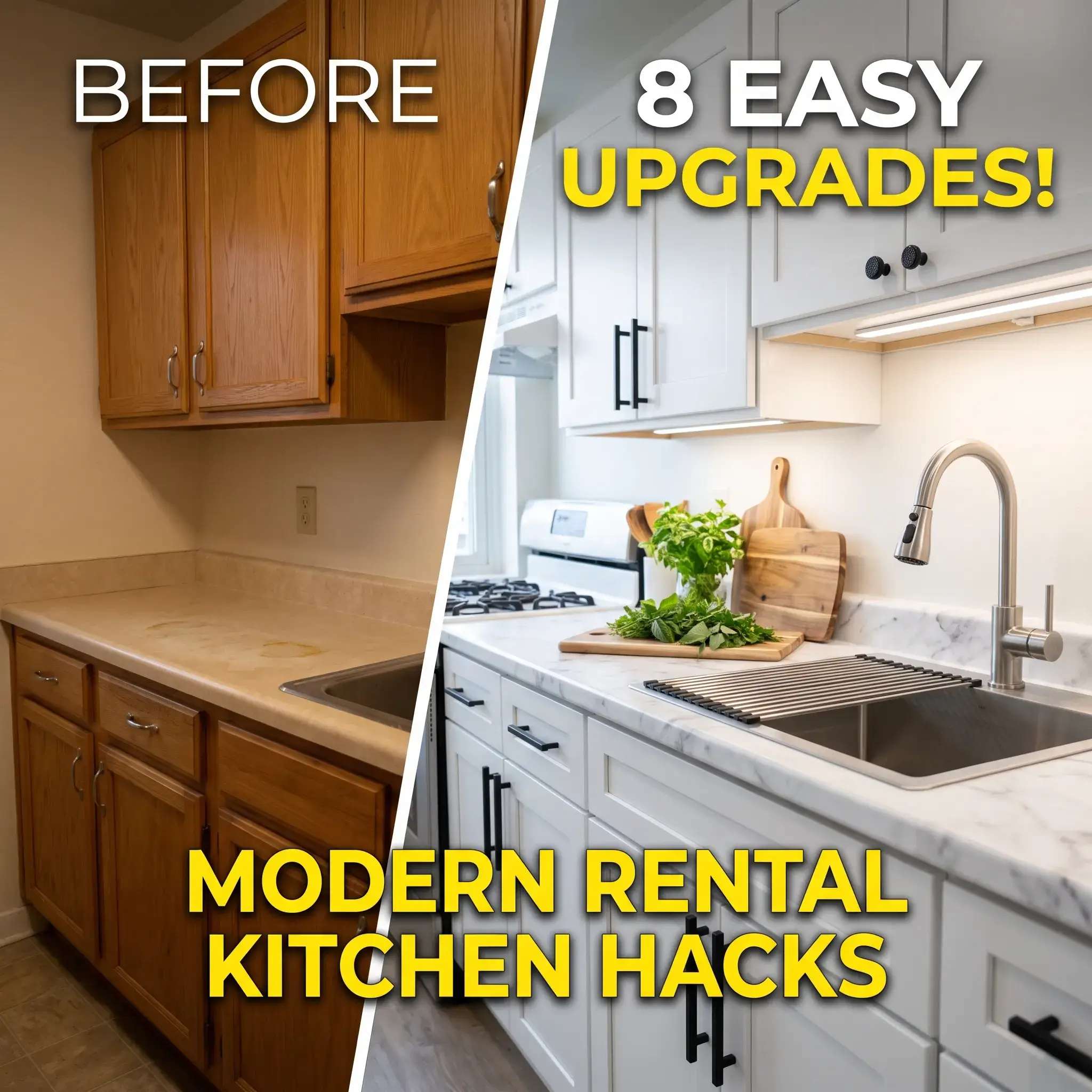 8 Modern Renter-Friendly Kitchen Upgrade Design Ideas