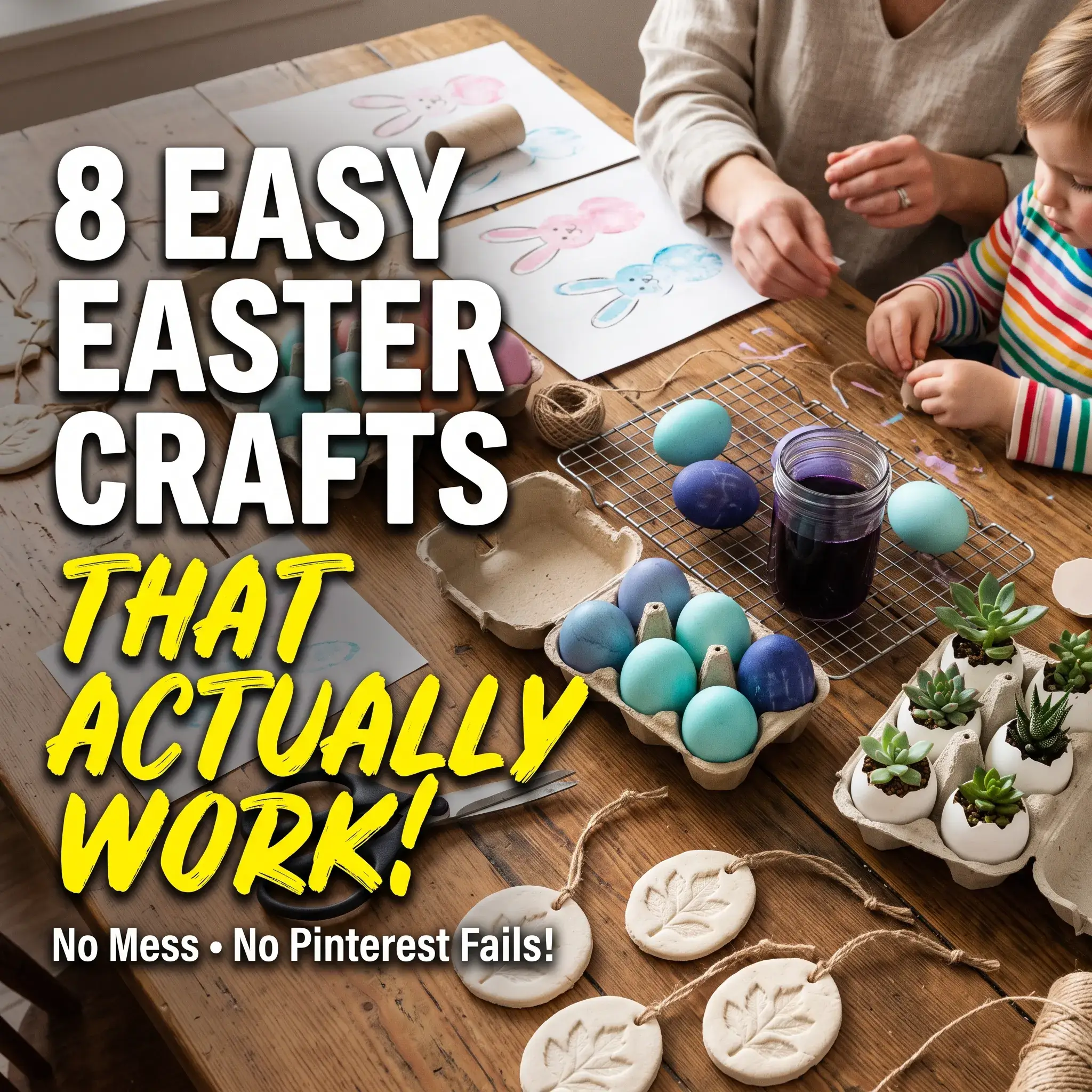 8 Practical Easter Craft Ideas That Actually Work (With Real Materials)
