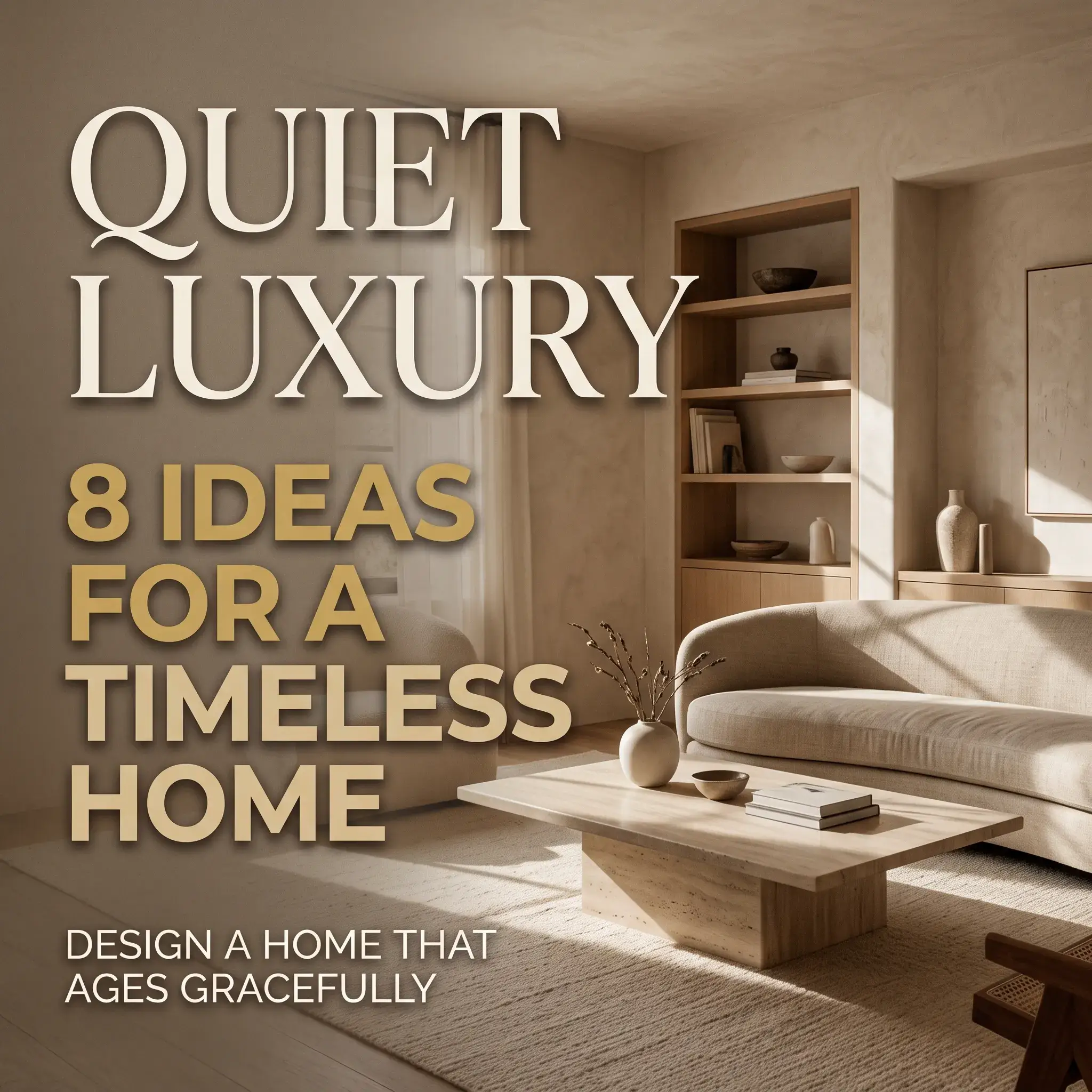 8 Quiet Luxury Interior Design Ideas for a Timeless, Calming Home