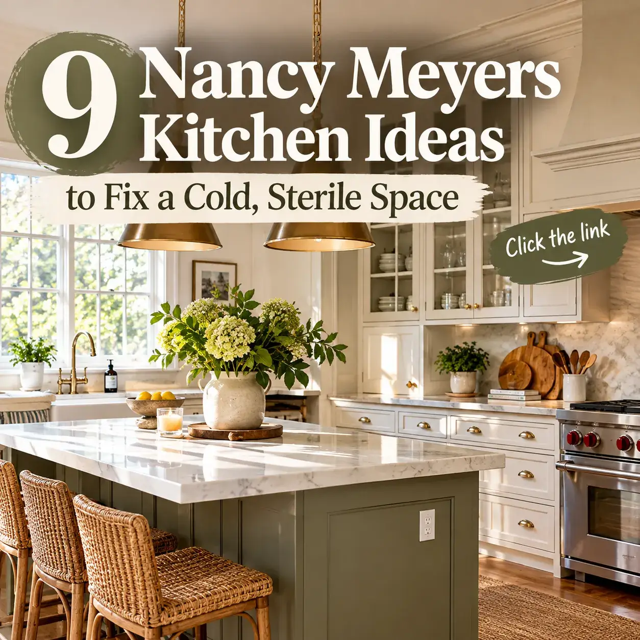 9 Nancy Meyers Kitchen Ideas to Fix a Cold, Sterile Space