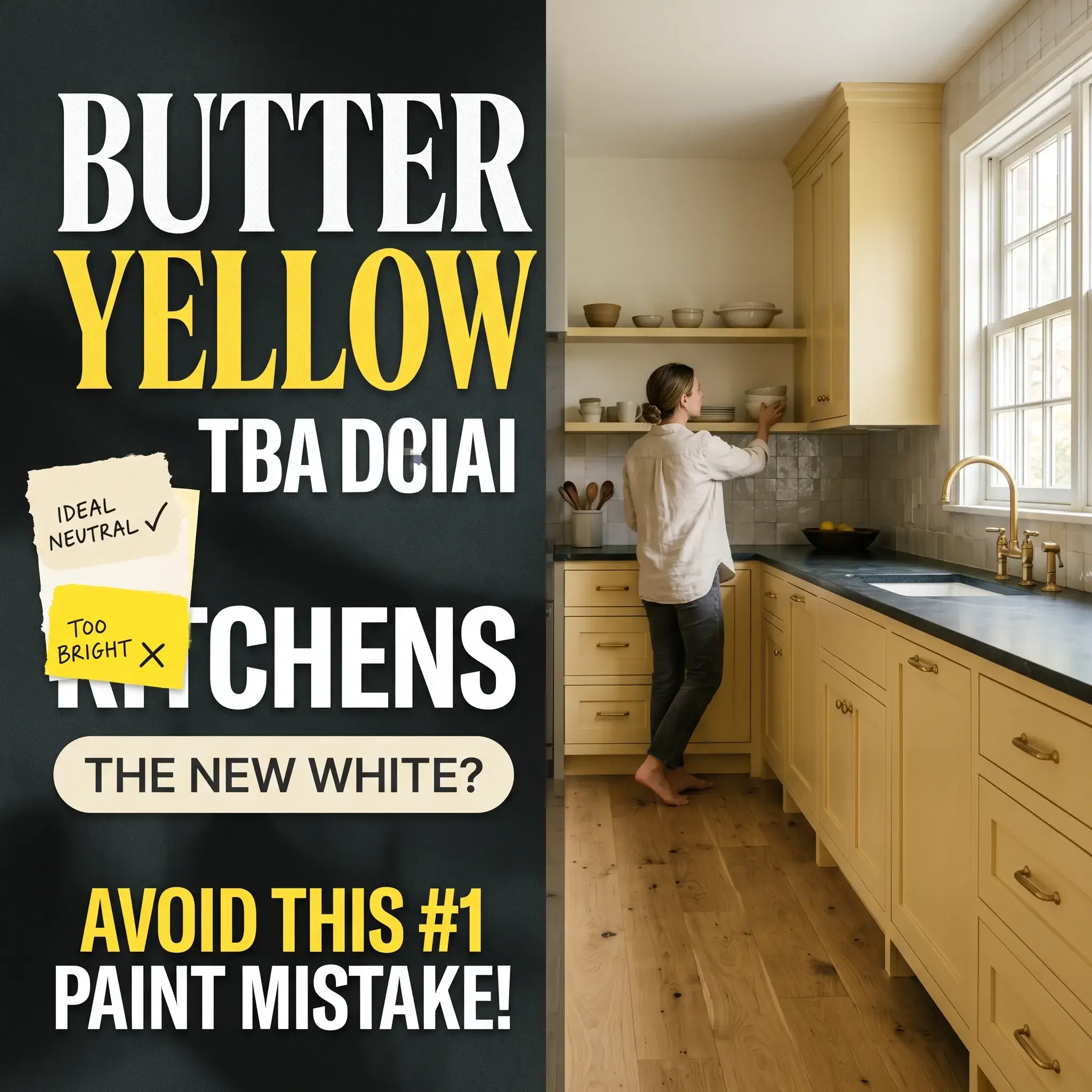 Afraid of Neon 8 Butter Yellow Kitchen Cabinet Ideas That Look Timeless
