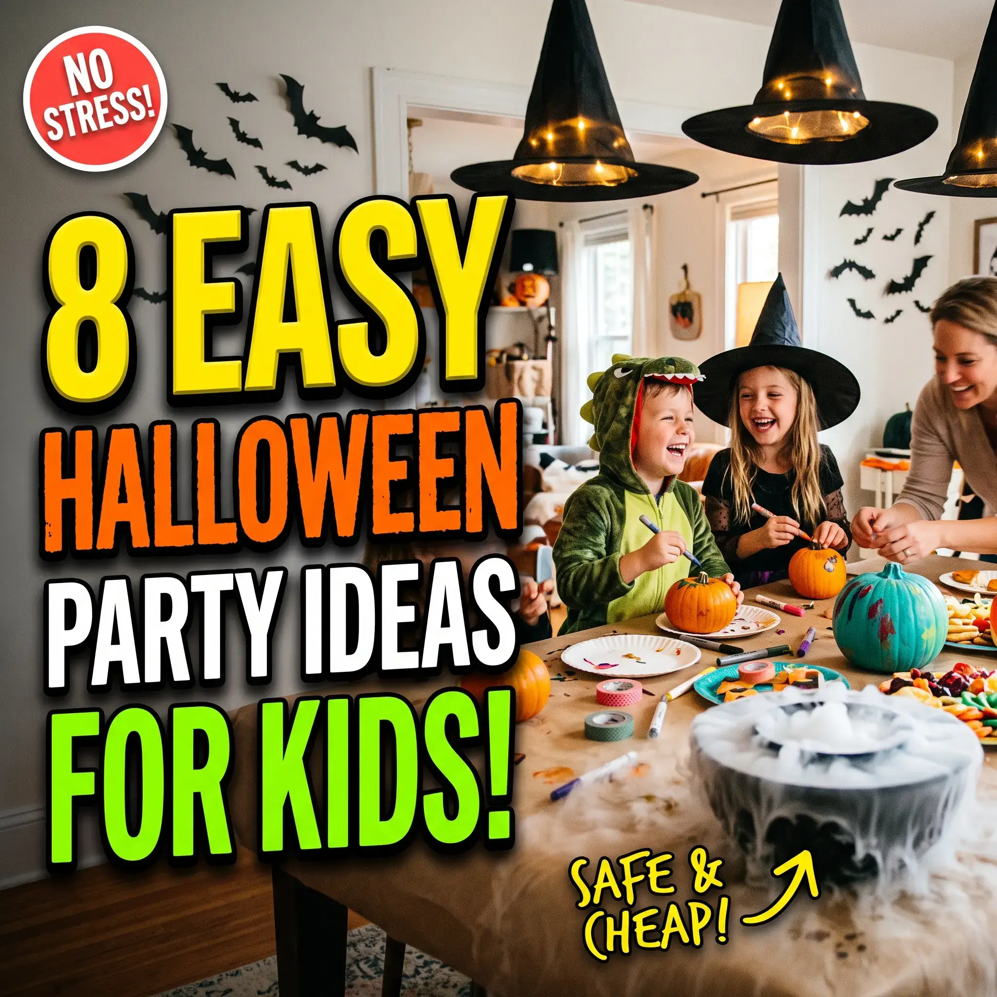 Kids Halloween Party Ideas That Will Not End in Tears 8 Easy Setups