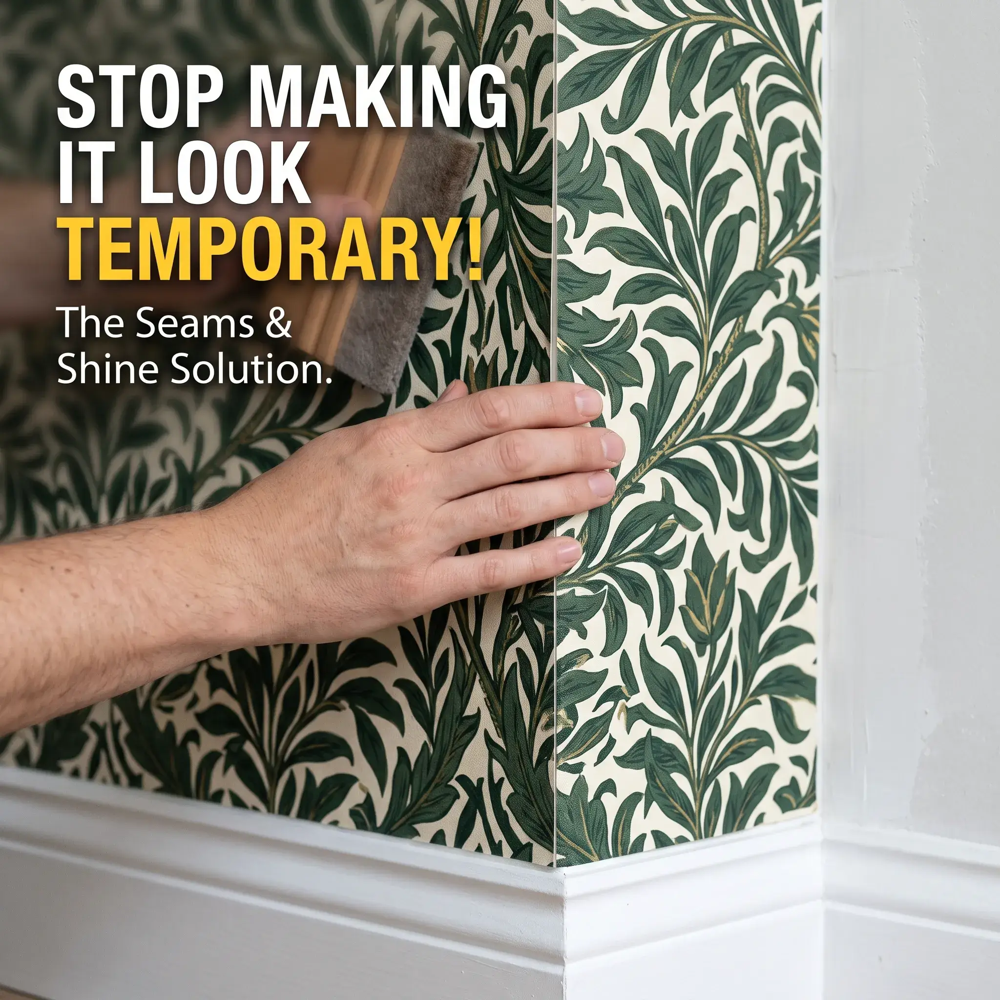 Peel-and-Stick Wallpaper Patterns That Do Not Read as Temporary