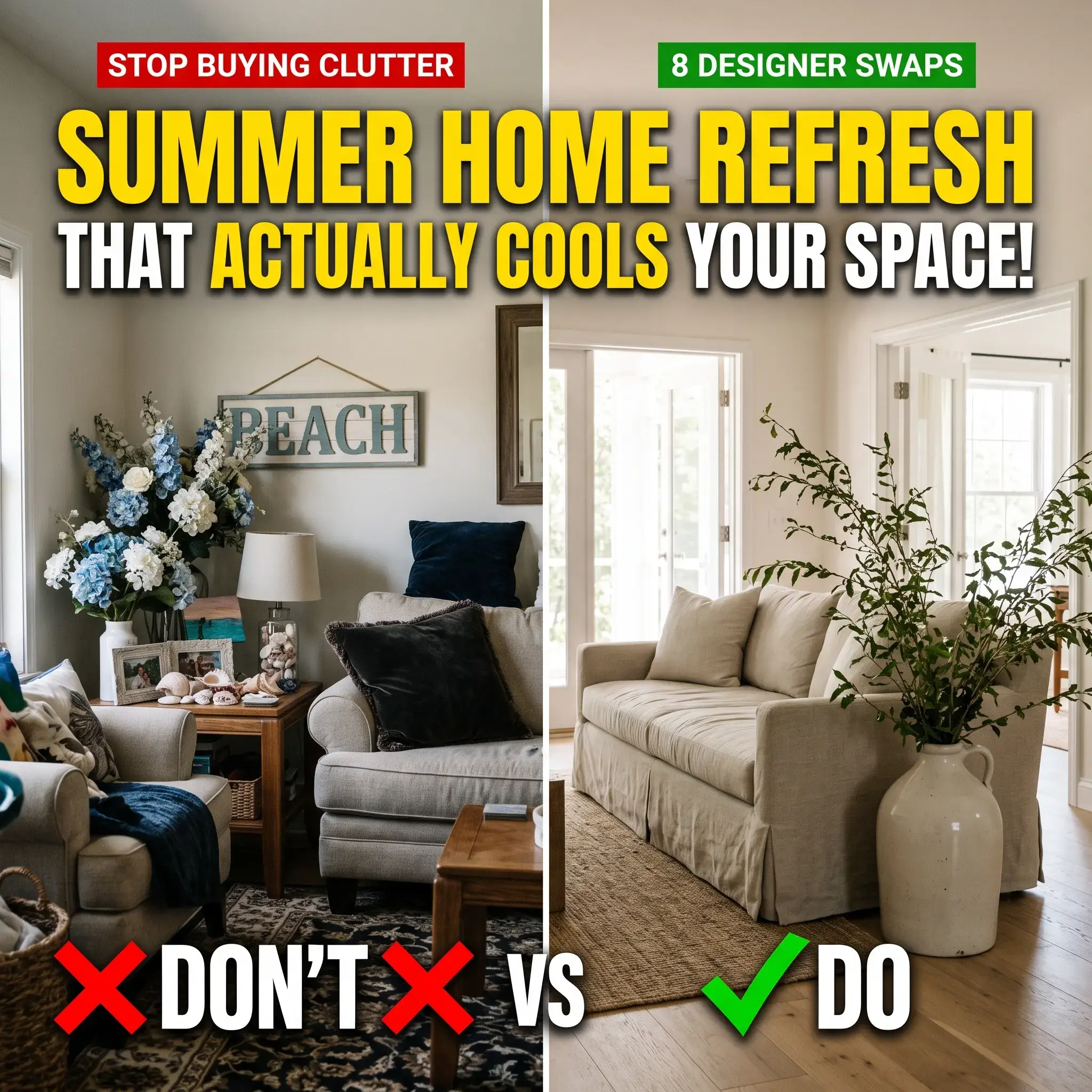 Summer Home Decor Trends 8 Practical Ideas to Cool and Refresh Your Space