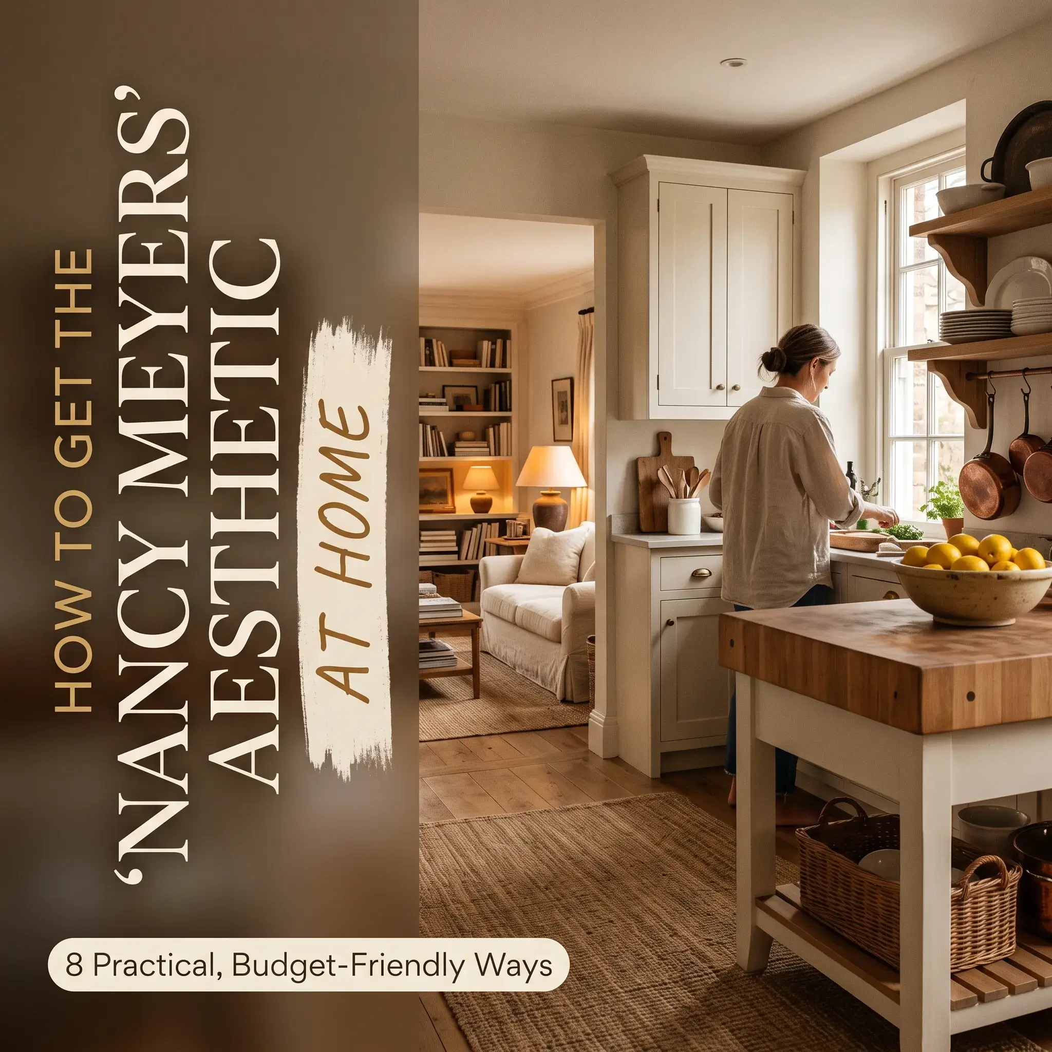 The Nancy Meyers Aesthetic 8 Practical Room Ideas and How to Bring the Look Home