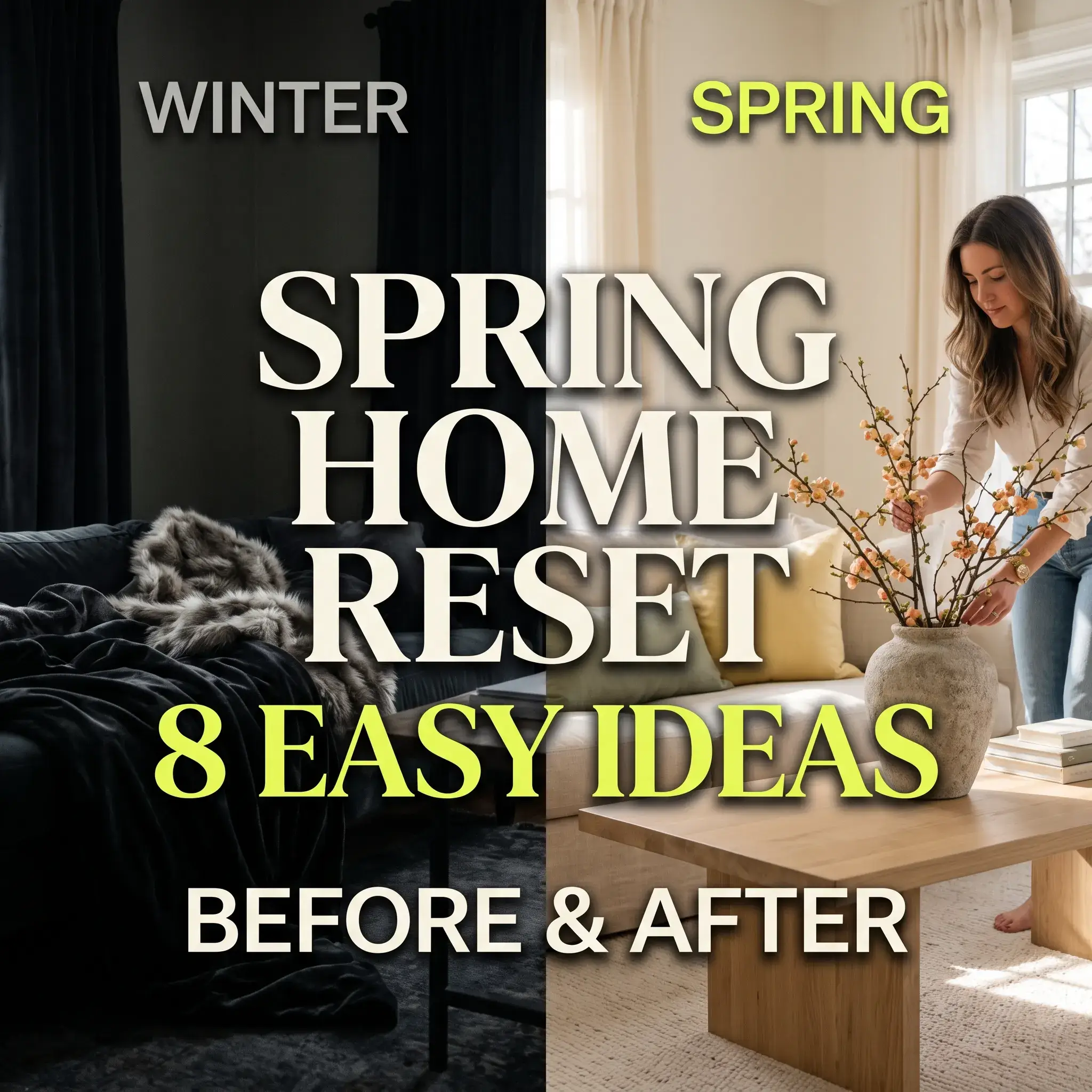Tired of Heavy Winter Rooms 8 Spring Home Decor Ideas That Work