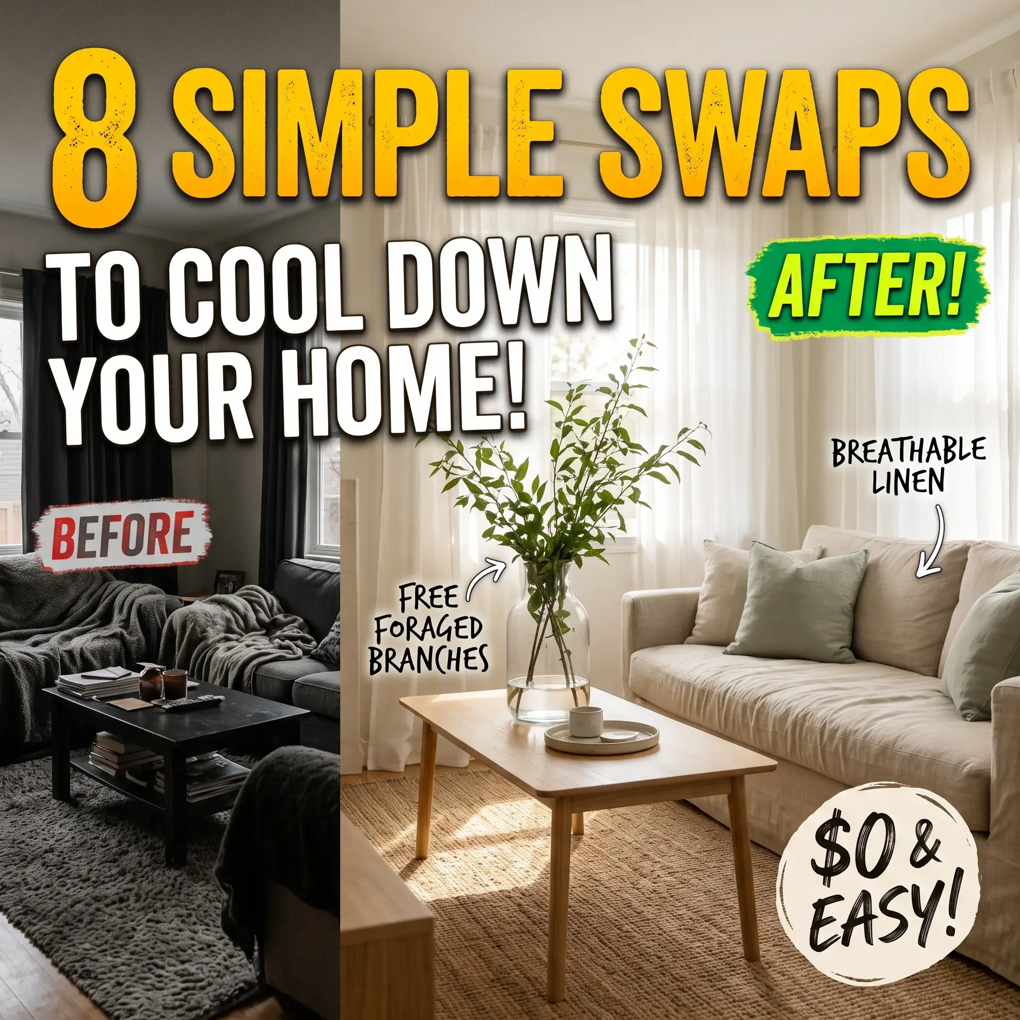 Tired of Summer Clutter 8 Simple Decor Ideas to Cool Down Your Home